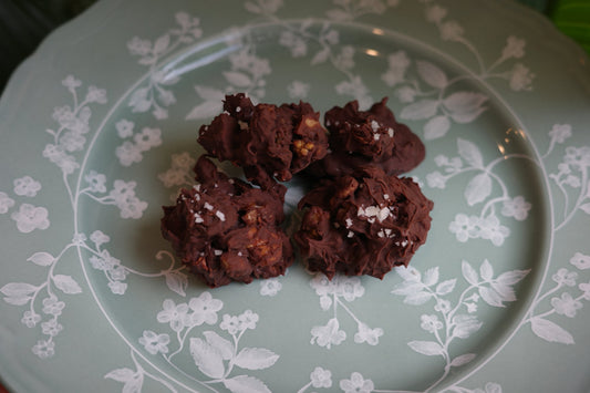 Chelcie's Sweet & Salty Chocolate Clusters