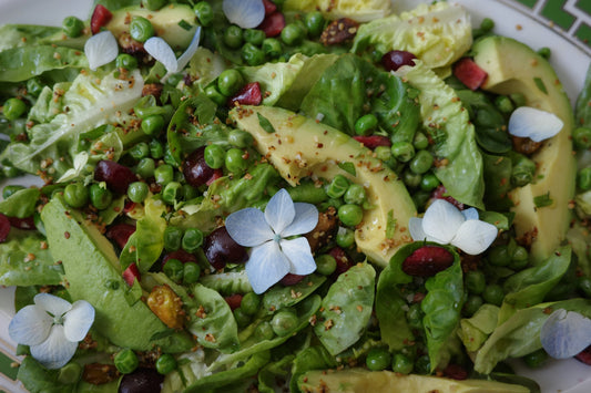 Chelcie's Vibrant Butter Lettuce Salad with Avocado & Toasted Seeds