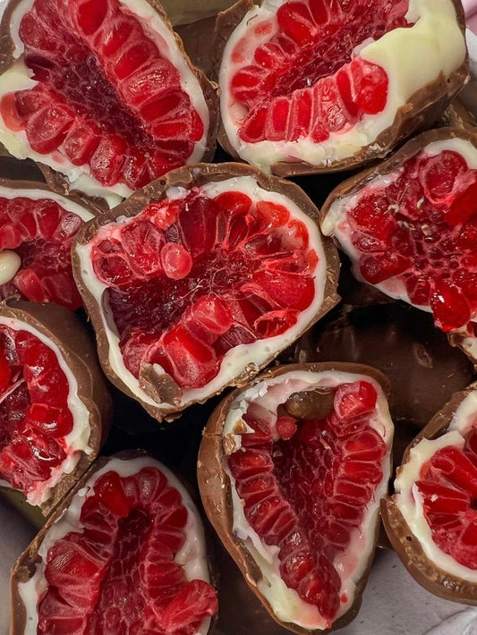 Chelcie's Double-Dipped Collagen Chocolate Raspberries